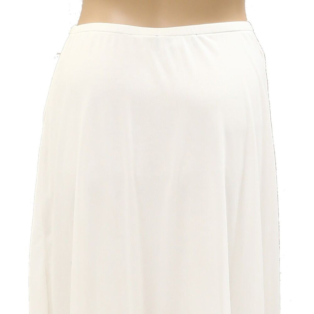 Urban Outfitters UO Never Miss Asymmetric Midi Skirt Mid-Rise White S 287132 - Picture 7 of 8